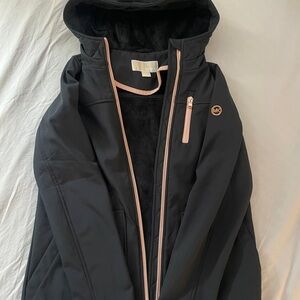 Michael Kors Black and Pink Ski Jacket